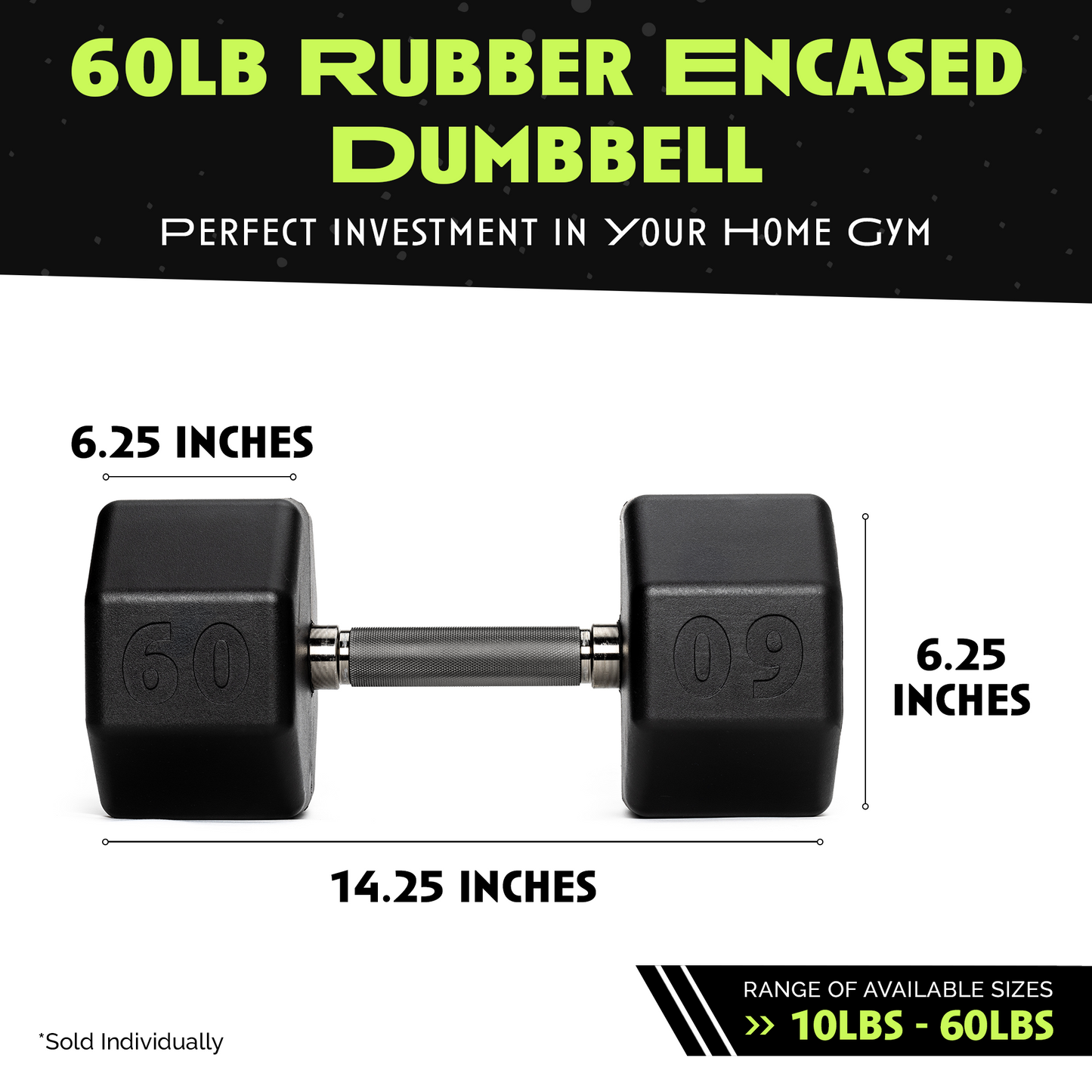 60 LB Dumbbell Specs