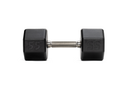 55 lb octo rubber dumbbell by Rage Fitness