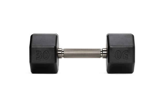30 lb octo rubber dumbbell by Rage Fitness