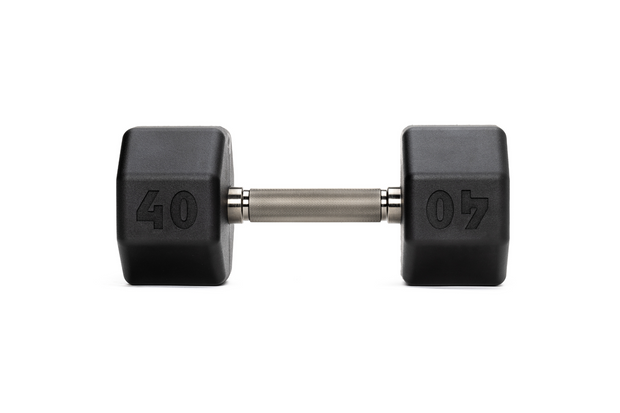 40 lb octo rubber dumbbell by Rage Fitness