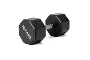 60 lb octo rubber dumbbell by Rage Fitness
