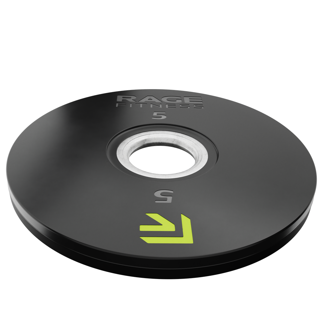 5 lb rubber coated plate 3D view