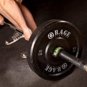 Olympic Bumpers - Black/White - RAGE Fitness