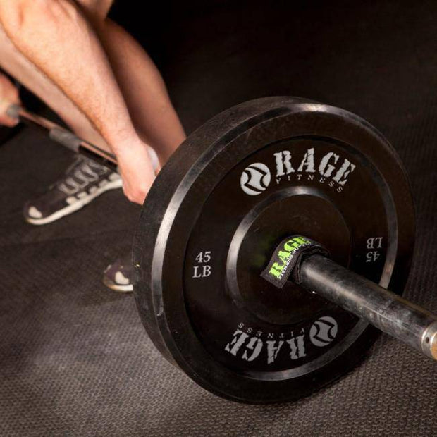 Olympic Bumpers - Black/White - RAGE Fitness